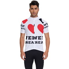 I Love Sweet Threats  Men s Short Sleeve Cycling Jersey by ilovewhateva