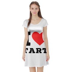 I Love Tart Short Sleeve Skater Dress by ilovewhateva