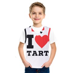 I Love Tart Kids  Basketball Tank Top by ilovewhateva