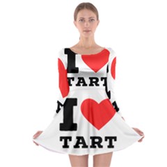 I Love Tart Long Sleeve Skater Dress by ilovewhateva