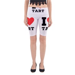 I Love Tart Yoga Cropped Leggings by ilovewhateva