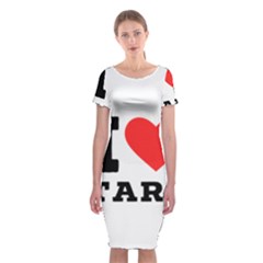 I Love Tart Classic Short Sleeve Midi Dress by ilovewhateva