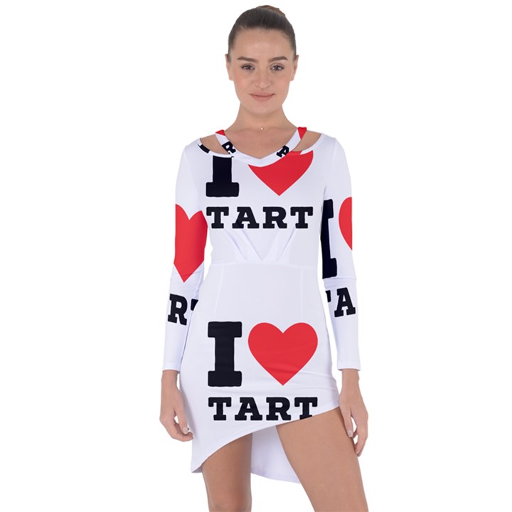 I love tart Asymmetric Cut-Out Shift Dress