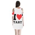 I love tart Shoulder Cutout Velvet One Piece View2