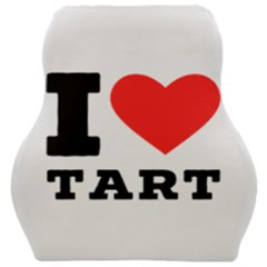 I Love Tart Car Seat Velour Cushion  by ilovewhateva