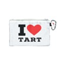 I love tart Canvas Cosmetic Bag (Small) View2