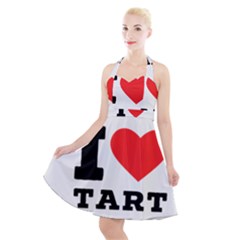 I Love Tart Halter Party Swing Dress  by ilovewhateva