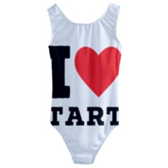 I Love Tart Kids  Cut-out Back One Piece Swimsuit by ilovewhateva