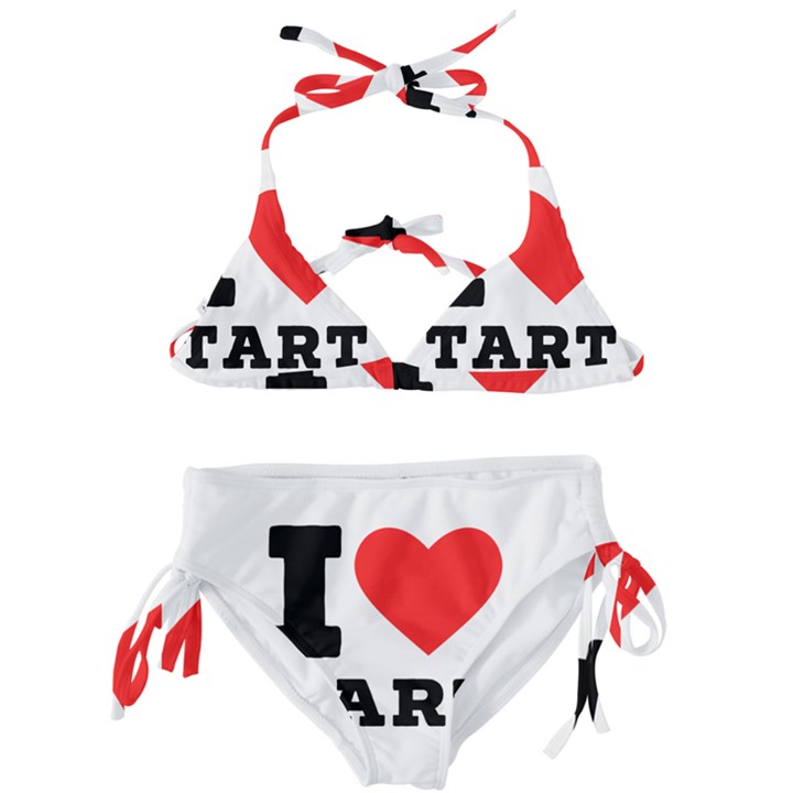 I love tart Kids  Classic Bikini Set