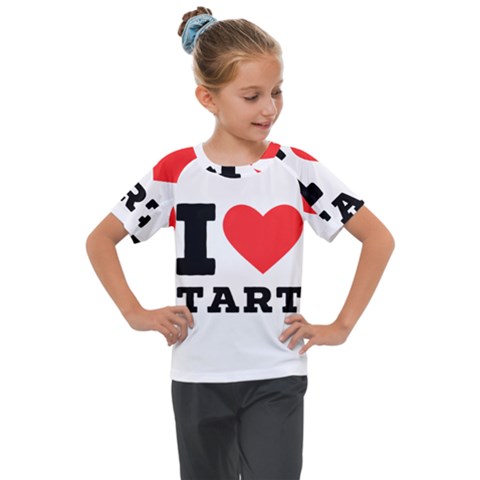 I Love Tart Kids  Mesh Piece Tee by ilovewhateva