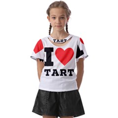 I Love Tart Kids  Front Cut Tee by ilovewhateva