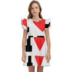 I Love Tart Kids  Winged Sleeve Dress by ilovewhateva