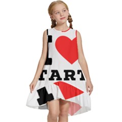 I Love Tart Kids  Frill Swing Dress by ilovewhateva