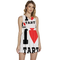 I Love Tart Sleeveless High Waist Mini Dress by ilovewhateva