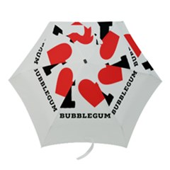 I Love Bubblegum Mini Folding Umbrellas by ilovewhateva