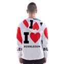 I love bubblegum Men s Hooded Windbreaker View2