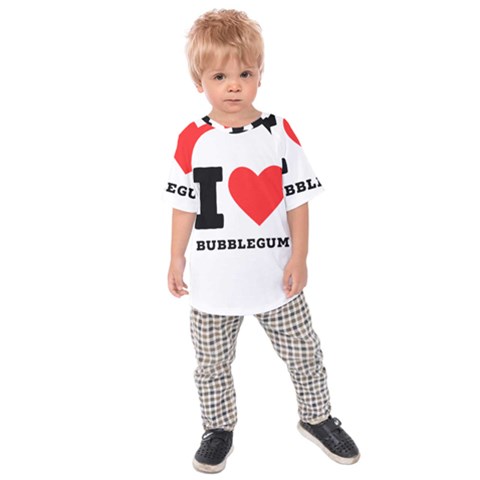 I Love Bubblegum Kids  Raglan Tee by ilovewhateva