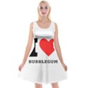 I love bubblegum Reversible Velvet Sleeveless Dress View1