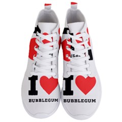 I Love Bubblegum Men s Lightweight High Top Sneakers by ilovewhateva