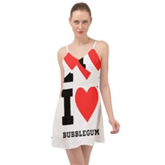 I Love Bubblegum Summer Time Chiffon Dress by ilovewhateva