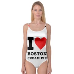 I Love Boston Cream Pie Camisole Leotard  by ilovewhateva