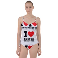 I Love Boston Cream Pie Sweetheart Tankini Set by ilovewhateva