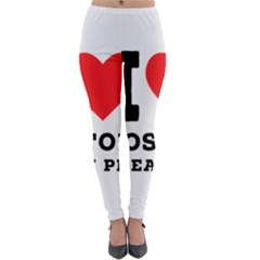 I Love Boston Cream Pie Lightweight Velour Leggings by ilovewhateva