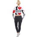 I love Boston cream pie Long Sleeve Cropped Velvet Jacket View2