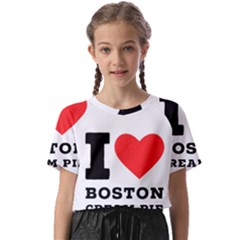 I Love Boston Cream Pie Kids  Basic Tee by ilovewhateva