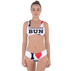 I Love Cinnamon Bun Criss Cross Bikini Set by ilovewhateva