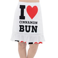 I Love Cinnamon Bun Fishtail Chiffon Skirt by ilovewhateva