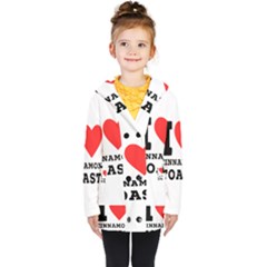 I Love Cinnamon Toast Kids  Double Breasted Button Coat by ilovewhateva