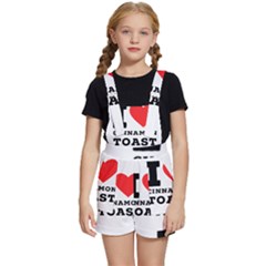 I Love Cinnamon Toast Kids  Short Overalls by ilovewhateva