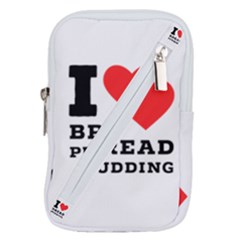 I Love Bread Pudding  Belt Pouch Bag (small) by ilovewhateva