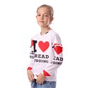 I love bread pudding  Kids  Long Sleeve Tee with Frill  View2