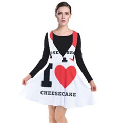 I Love Cheesecake Plunge Pinafore Dress by ilovewhateva