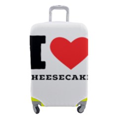 I Love Cheesecake Luggage Cover (small) by ilovewhateva