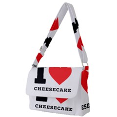 I Love Cheesecake Full Print Messenger Bag (s) by ilovewhateva