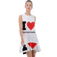 I Love Cheesecake Frill Swing Dress by ilovewhateva