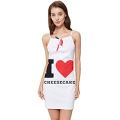 I Love Cheesecake Summer Tie Front Dress by ilovewhateva