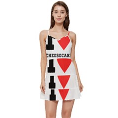 I Love Cheesecake Short Frill Dress by ilovewhateva