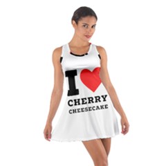 I Love Cherry Cheesecake Cotton Racerback Dress by ilovewhateva