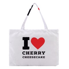 I Love Cherry Cheesecake Medium Tote Bag by ilovewhateva