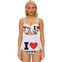 I love cherry cheesecake Knot Front One-Piece Swimsuit View1