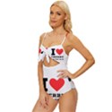 I love cherry cheesecake Knot Front One-Piece Swimsuit View2