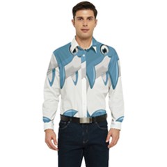 Blue Dolphin Men s Long Sleeve  Shirt by pakminggu