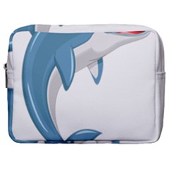 Blue Dolphin Make Up Pouch (large)