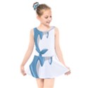 Blue Dolphin Kids  Skater Dress Swimsuit View1