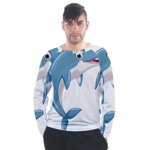 Blue Dolphin Men s Long Sleeve Raglan Tee by pakminggu