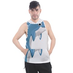 Blue Dolphin Men s Sleeveless Hoodie by pakminggu